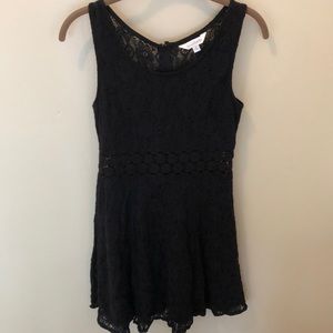 Charming Charlie Black Lace Dress
